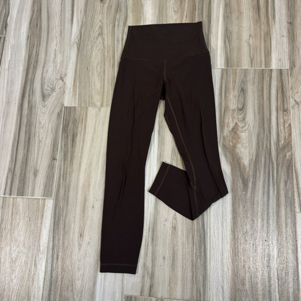 Lululemon Align High-Rise Size 2 Copper Rust Brown Java 23" Inseam Yoga Travel